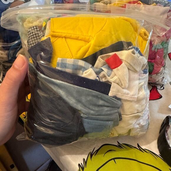 Other - Vintage Barbie Style Dolls Clothes Gallon Size Bag 
 large lot